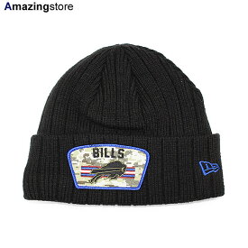 ニューエラ ニット ビーニー バッファロー ビルズ 【NFL 2021 SALUTE-TO-SERVICE KNIT BEANIE/BLACK】 NEW ERA BUFFALO BILLS ブラック [/BLK 21_10_4NE]