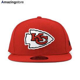 ニューエラ キャップ 9FIFTY スナップバック カンザスシティ チーフス NFL TEAM BASIC SNAPBACK CAP RED NEW ERA KANSAS CITY CHIEFS 帽子 メンズ レディース 男女兼用 レッド /RED 24_4RE_0405