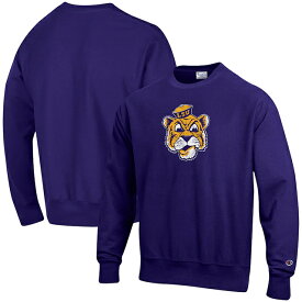 【代引不可】チャンピオン スウェットシャツ LSU タイガース【VAULT LOGO REVERSE WEAVE PULLOVER SWEATSHIRT/PURPLE】LSU TIGERS [22_3_1NCAA CHAMPION カレッジ グレー]