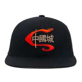 フッドハット スナップバックキャップ【CHINATOWN SNAPBACK CAP/BLACK】 HOOD HAT NEW YORK チャイナタウン LOS ANGELES [22_3_ レディース メンズ ユニセックス]