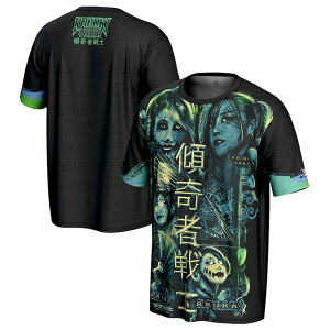 �J�u�L�E�H���A�[�Y���f�� �C�O��� WWE PROSPHERE T�V���c KANJI T-SHIRT BLACK THE KABUKI WARRIORS ASUKA Kairi Sane �A�X�J �J�C�� �Z�C�� RAW SMACKDOWN �v�����X