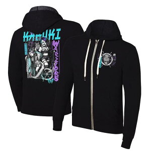 �J�u�L�E�H���A�[�Y���f�� �C�O��� WWE AUTHENTIC �t�[�f�B�[ SUPERSTAR FULL-ZIP HOODIE BLACK THE KABUKI WARRIORS ASUKA Kairi Sane �A�X�J �J�C�� �Z�C�� RAW SMACKDOWN �v�����X