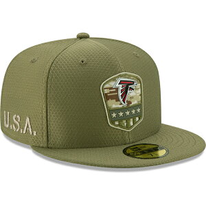 j[G 59FIFTY Ag^ t@RYy2019 SALUTE-TO-SERVICE FITTED CAP/OLIVEzNEW ERA ATLANTA FALCONS 19_10_3NFL19_10_4