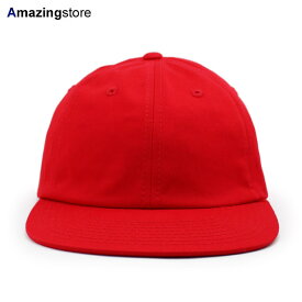 【あす楽対応】デッキー 【RELAXED FLAT BILL COTTON CAPS/RED】 DECKY [20_2_4BLANK20_2_5]