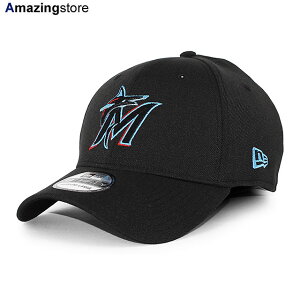 �j���[�G�� �L���b�v 39THIRTY �}�C�A�~ �}�[�����Y MLB TEAM CLASSIC FLEX FIT CAP BLACK NEW ERA MIAMI MARLINS �X�q �����Y ���f�B�[�X �u���b�N /BLK 26_1RE_0130