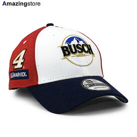 男女兼用 あす楽 ニューエラ キャップ 9FORTY ナスカー ケヴィン ハーヴィック KEVIN HARVICK AMERICAN SALUTE BUSCH BEER ADJUSTABLE CAP WHITE NAVY RED NEW ERA NASCAR ホワイト ネイビー レッド /WHT 23_4RE_0427