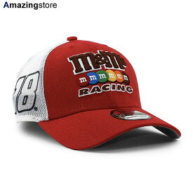 ニューエラ 39THIRTY メッシュキャップ ナスカー カイル ブッシュ KYLE BUSCH m&m's FLEX FIT MESH CAP RED WHITE NEW ERA NASCAR レッド ホワイト トラッカーキャップ TRUCKER CAP /RED 23_12RE_12_29