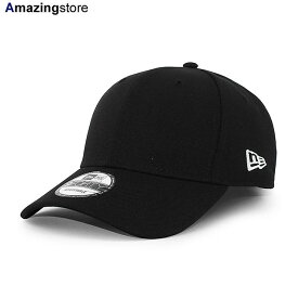 ニューエラ キャップ 9FORTY ストラップバック BLANK BASIC ADJUSTABLE STRAPBACK CAP BLACK NEW ERA 13562130 ブラック 無地 帽子 メンズ レディース 男女兼用 /BLK 24_1RE_1_12