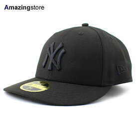 ニューエラ キャップ 59FIFTY ニューヨーク ヤンキース MLB TEAM BASIC LC LOW CROWN FITTED CAP LP BLACKOUT NEW ERA NEW YORK YANKEES 帽子 メンズ レディース 男女兼用 13561965 帽子 メンズ レディース ブラック /BLK 24_4RE_0418