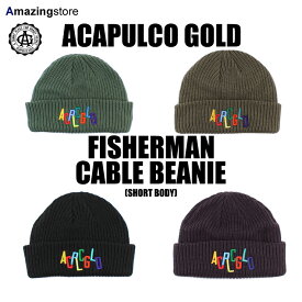 アカプルコ ゴールド ニットビーニー 【FISHERMAN CABLE BEANIE (SHORT BODY)】 ACAPULCO GOLD 22_11_4