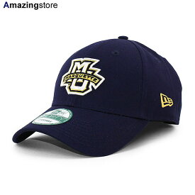 男女兼用 あす楽 ニューエラ キャップ 9FORTY マーケット ゴールデンイーグルス NCAA THE LEAGUE ADJUSTABLE CAP NAVY NEW ERA MARQUETTE GOLDEN EAGLES ネイビー /NAVY 23_4RE_ 23_5RE_0526