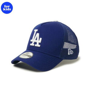 子供用 ニューエラ キャップ 9FORTY ロサンゼルス ドジャース MLB YOUTH A-FRAME TRUCKER MESH CAP ROYAL BLUE NEW ERA LOS ANGELES DODGERS