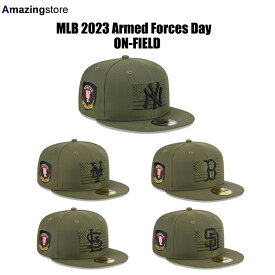ニューエラ キャップ 59FIFTY 2023 MLB ARMED FORCES FITTED CAP OLIVE NEW ERA オリーブ