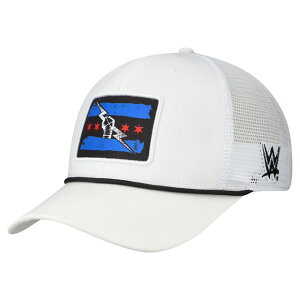 �C�O��� CM�p���N���f�� WWE �L���b�v �X�i�b�v�o�b�N PRIMARY FLAG MARK TRUCKER MID-PRO SNAPBACK CAP WHITE CM PUNK