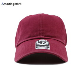 【男女兼用】47ブランド BLANK CLEAN UP CAP CARDINAL 47BRAND カージナル [24_8] 47キャップ