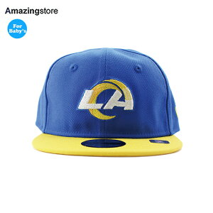 cp j[G Lbv 9FIFTY T[X Y NFL KID'S MY 1st INFANT ADJUSTABLE CAP BLUE-YELLOW NEW ERA LOS ANGELES RAMS 24_5RE_0502