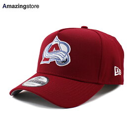 ニューエラ キャップ 9FORTY スナップバック コロラド アバランチ NHL A-FRAME SNAPBACK CAP WINE NEW ERA COLORADO AVALANCHE 帽子 メンズ レディース ユニセックス ワイン /RED 940AF エーフレーム Aフレーム 26_9RE_0915