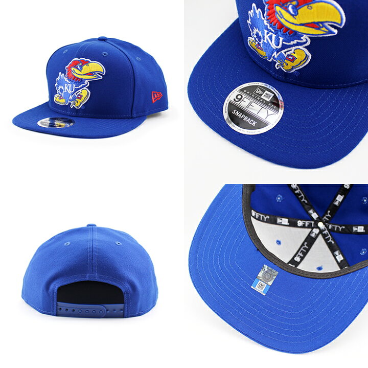 楽天市場】ニューエラ キャップ 9FIFTY カンザス ジェイホークス NCAA 