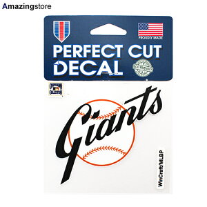 �E�B���N���t�g �X�e�b�J�[ �T���t�����V�X�R �W���C�A���c MLB PERFECT CUT DECAL WINCRAFT SAN FRANCISCO GIANTS