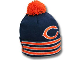 MITCHELL&NESS CHICAGO BEARS 【XL-LOGO BEANIE/NAVY】 ミッチェル＆ネス シカゴ ベアーズ ニット帽 ビーニー [帽子 ヘッドギア new era cap ニューエラキャップ new eraキャップ neweraキャップ 大きい サイズ メンズ レディース JORDAN LA NY BK SUPREME]