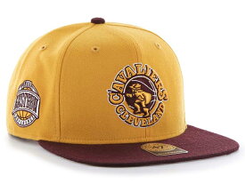 47BRAND CLEVELAND CAVALIERS【SURE-SHOT SNAPBACK/GOLD-BUR】 フォーティーセブンブランド クリーブランド キャバリアーズ スナップバック [帽子 ヘッドギア キャップ CAP 大きい サイズ メンズ レディース 15_6_2FTS 15_6_3]