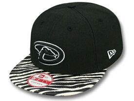 NEW ERA ARIZONA DIAMONDBACKS 【OSTRICH-ZEBRA 9FIFTY STRAPBACK/BLK-WHT】 ニューエラ アリゾナ ダイヤモンドバックス [18_1_3NE]