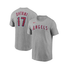 海外取寄 大谷翔平モデル NIKE Tシャツ ロサンゼルス エンゼルス PLAYER NAME&NUMBER T-SHIRT GREY ナイキ LOS ANGELES ANGELS グレー 23_5RE 23_6RE