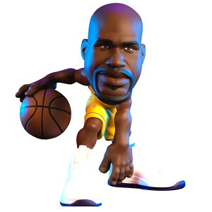 CO VL[ Ij[f LEGENDS 6" VINYL FIGURINE T[X CJ[Y LOS ANGELES LAKERS SHAQUILLE O'NEAL 23_11_NBA tBMA