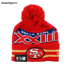 ニューエラ ニット ビーニー サンフランシスコ 49ERS NFL SUPER BOWL XXIII KNIT BEANIE GOLD NEW ERA SAN FRANCISCO 49ERS 帽子 メンズ レディース 男女兼用 ゴールド 24_2_HL