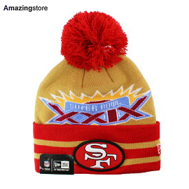 ニューエラ ニット ビーニー サンフランシスコ 49ERS NFL SUPER BOWL XXIX KNIT BEANIE GOLD NEW ERA SAN FRANCISCO 49ERS 帽子 メンズ レディース 男女兼用 ゴールド 24_2_HL