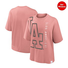 ナイキ 女性用 Tシャツ 海外取寄 ロサンゼルス ドジャース MLB WOMEN'S STATEMENT BOXY T-SHIRT PINK NIKE LOS ANGELES DODGERS