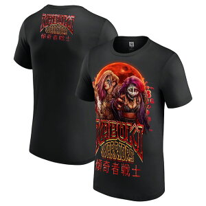 �C�O��� �J�u�L�E�H���A�[�Y���f�� WWE AUTHENTIC T�V���c BLOOD MOON T-SHIRT BLACK THE KABUKI WARRIORS uk201687784 ASUKA Kairi Sane �A�X�J �J�C�� �Z�C�� RAW SMACKDOWN �v�����X
