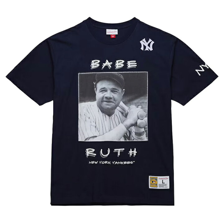 楽天市場】海外取寄 ミッチェル&ネス Tシャツ ベーブ ルース モデル 