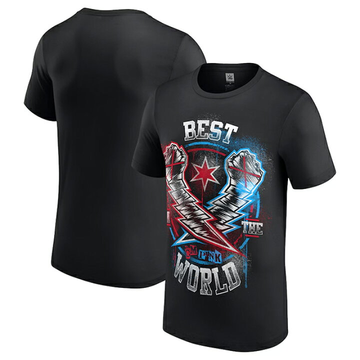 楽天市場】海外取寄 CMパンクモデル WWE AUTHENTIC Tシャツ LIGHTNING 