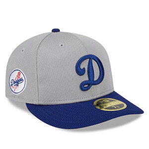 ニューエラ キャップ 海外取寄 LP59FIFTY ロサンゼルス ドジャース 2025 MLB BATTING PRACTICE BP FITTED CAP GREY-ROYAL BLUE NEW ERA LOS ANGELES DODGERS