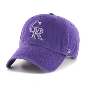 47�u�����h �L���b�v �R�����h ���b�L�[�Y MLB CLEAN UP PURPLE 47BRAND COLORADO ROCKIES �N���[���i�b�v �p�[�v�� B-RGW27GWS-PPC �X�q �����Y ���f�B�[�X �j�����p LOW PROFILE ���[�v���t�@�C�� 47�L���b�v