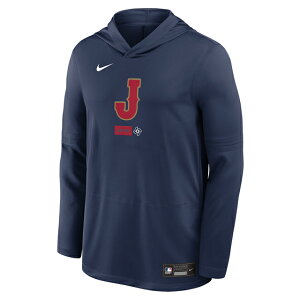 �C�O��� �i�C�L WBC ���{��\ �����O�X���[�uT�V���c 2026 WORLD BASEBALL CLASSIC LEVEL UP DRI-FIT LONG SLEEVE HOODIE T-SHIRT NAVY NIKE JAPAN