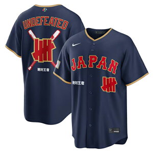 WBC �C�O��� �i�C�L × �A���f�B�t�B�[�e�b�h ���v���J���j�t�H�[�� ���{��\ 2026 WORLD BASEBALL CLASSIC STADIUM JERSEY NAVY NIKE UNDEFEATED JAPAN SAMURAIJAPAN ��