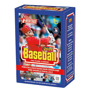 �C�O��� 2026 TOPPS HERITAGE MLB �x�[�X�{�[���J�[�h ���J���{�b�N�X�i8��×8�p�b�N�j�g�b�v�X BASEBALL FACTORY SEALED VALUE BOX
