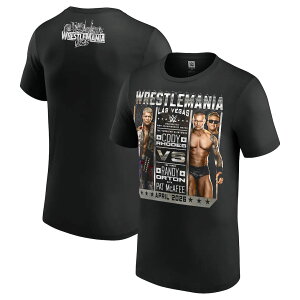 �C�O��� ���b�X���}�j�A42���f�� �R�[�f�B ���[�f�X vs �����f�B �I�[�g�� WWE AUTHENTIC T�V���c MATCH T-SHIRT BLACK WRESTLEMANIA CODY RHODES RAND ORTON ���[ �X�}�b�N�_�E�� RAW SMACKDOWN �v�����X �X�q �����Y 