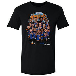 �C�O��� T�V���c �j���[���[�N �j�b�N�X ROSTER CARICATURE T-SHIRT BLACK NEW YORK KNICKS 500LEVEL NEW YORK KNICKS