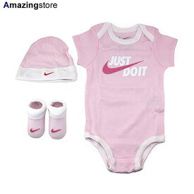 【幼児用】ナイキ ロンパース 【NHN JDI 3 PIECE INFANT SET/PINK】 NIKE チャイルド CHILD TODDER トダー ベイビー BABY ベビー ピンク