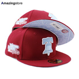 ニューエラ 59FIFTY フィラデルフィア フィリーズ MLB 1980 WORLD SERIES FITTED CAP BURGUNDY NEW ERA PHILADELPHIA PHILLIES