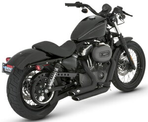 VANCE&HINES ショートショット スタッガード ブラック 2004〜13年スポーツスター