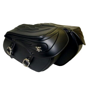 Xross LARGE DOUBLE サイドバッグ ダブルバッグ BSFシリーズ ブラック