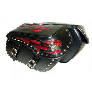 Xross LARGE DOUBLE サイドバッグ ダブルバッグ BSHシリーズ レッドパイソン