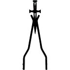 【15010096】 Cycle Visions DAGGERTUDE シーシーバー ブラック 高さ:30インチ (76.2cm) 幅:8-3/4インチ (22.2cm) ハーレー