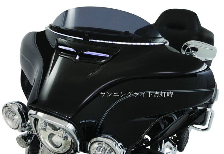 楽天市場】LED HORIZON ウインドシールドトリム ブラック 2014年以降 