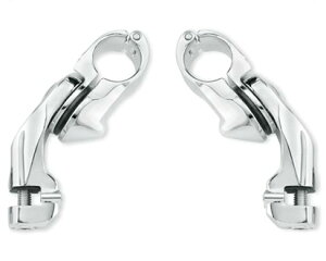 アジャスタブル・ハイウェイペグマウンティングキット ショートアングル/クローム