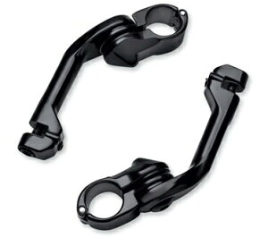 アジャスタブル・ハイウェイペグマウンティングキット ロングアングル/グロスブラック